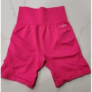 LSKD Seamless High Waist Bike Shorts Hot‎ Pink Athletic Gym Activewear XS